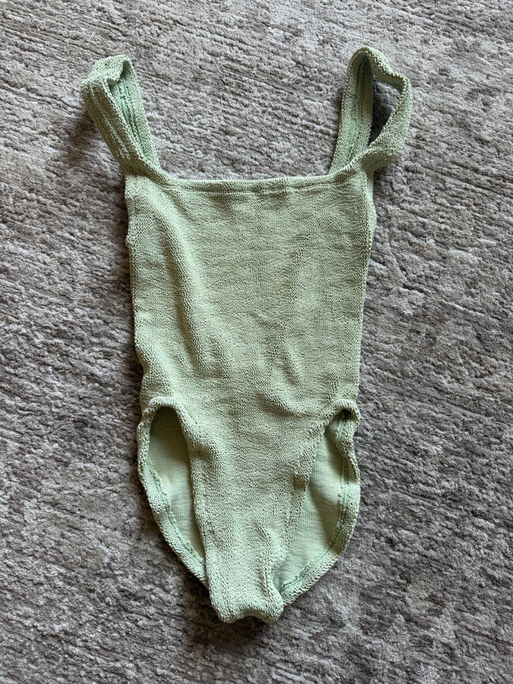 Hunza G Square Neck Swim - Sage - One Size